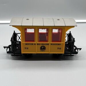 Walthers Faller G Scale Denver & Rio Grande Western Caboose #72 Rocky Mtn Exp